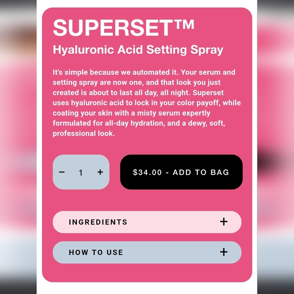 BRAND NEW TOYFACTORY Hyaluronic Acid Setting Spray - Picture 5 of 9